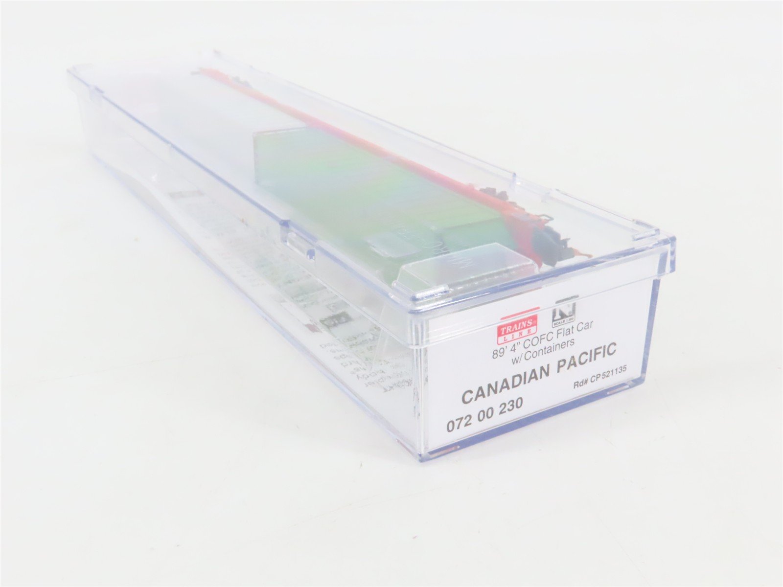 N Scale Micro-Trains 07200230 CP Canadian Pacific 89' Flat Car 521135 RTR