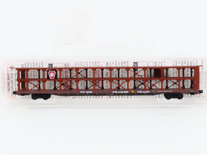 N Scale Micro-Trains MTL 112030.1 KTTX PRR 89' Tri-Level Open Auto Rack #901496
