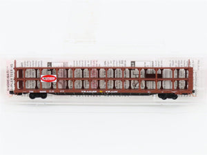 N Micro-Trains MTL 112010 TTRX Southern 89' Tri-Level Open Auto Rack #962096