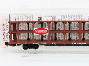 N Micro-Trains MTL 112010 TTRX Southern 89' Tri-Level Open Auto Rack #962096