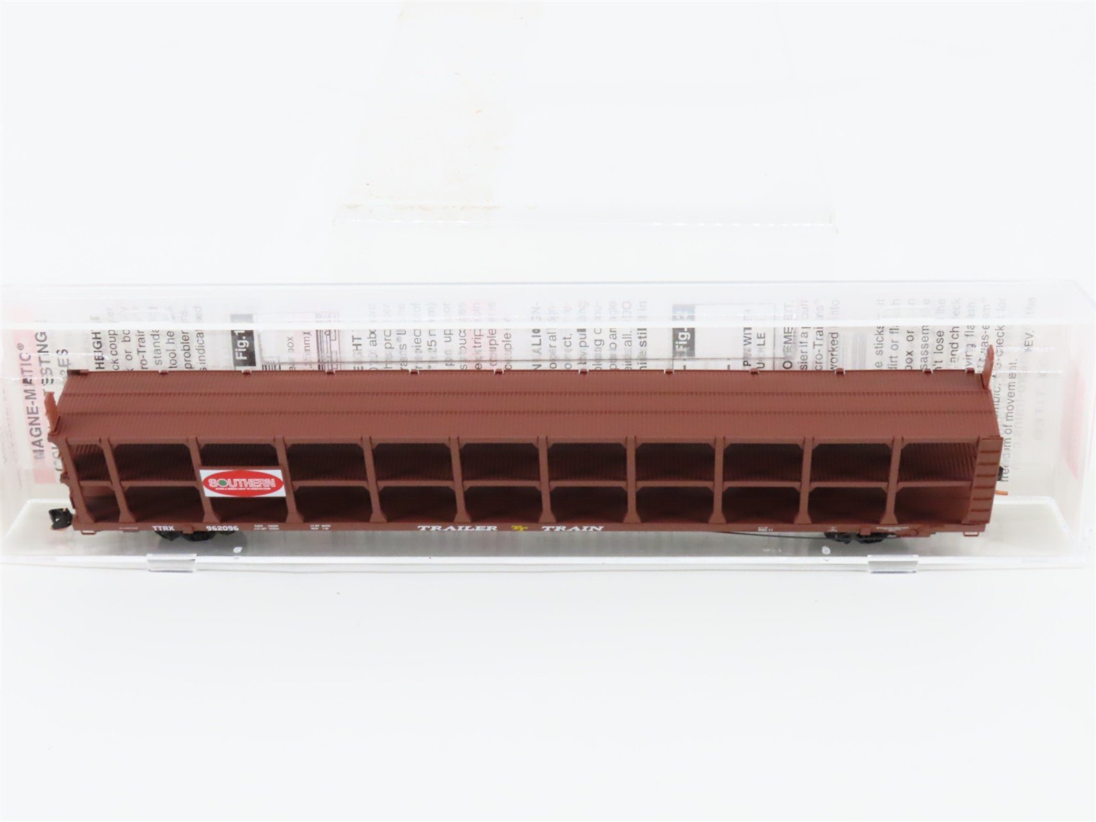 N Micro-Trains MTL 112010 TTRX Southern 89' Tri-Level Open Auto Rack #962096