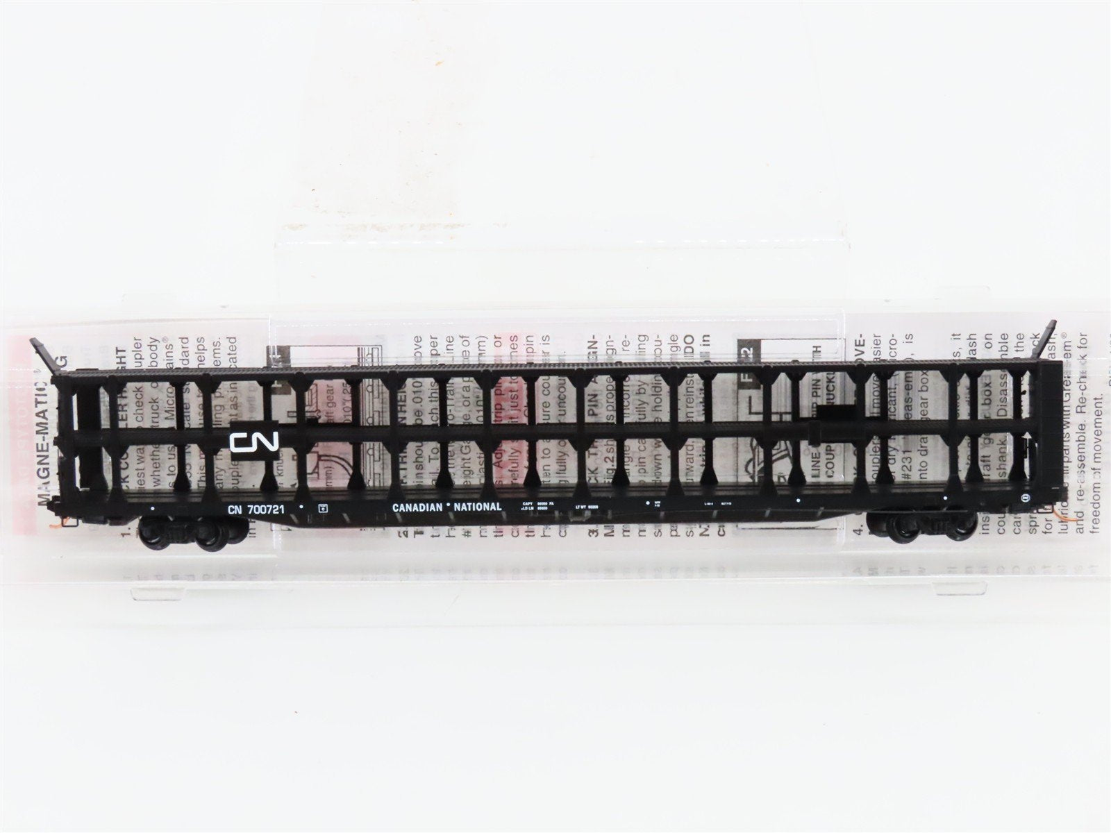 N Micro-Trains MTL 112020 CN Canadian National 89' Tri-Level Auto Rack #700721