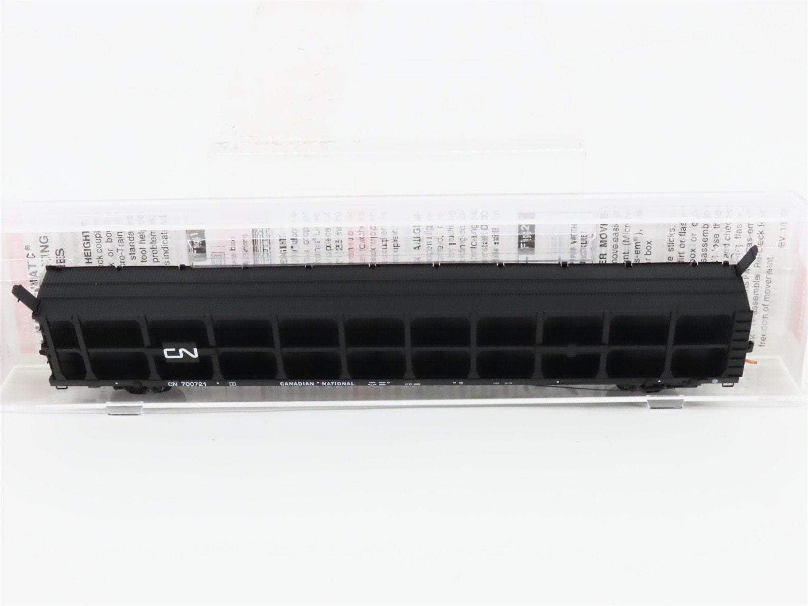N Micro-Trains MTL 112020 CN Canadian National 89' Tri-Level Auto Rack #700721