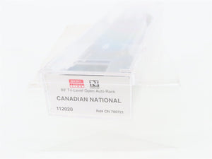 N Micro-Trains MTL 112020 CN Canadian National 89' Tri-Level Auto Rack #700721