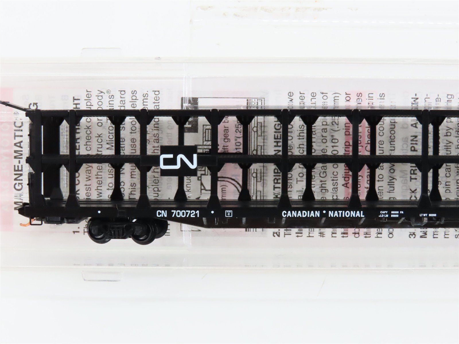 N Micro-Trains MTL 112020 CN Canadian National 89' Tri-Level Auto Rack #700721