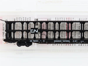 N Micro-Trains MTL 112020 CN Canadian National 89' Tri-Level Auto Rack #700721