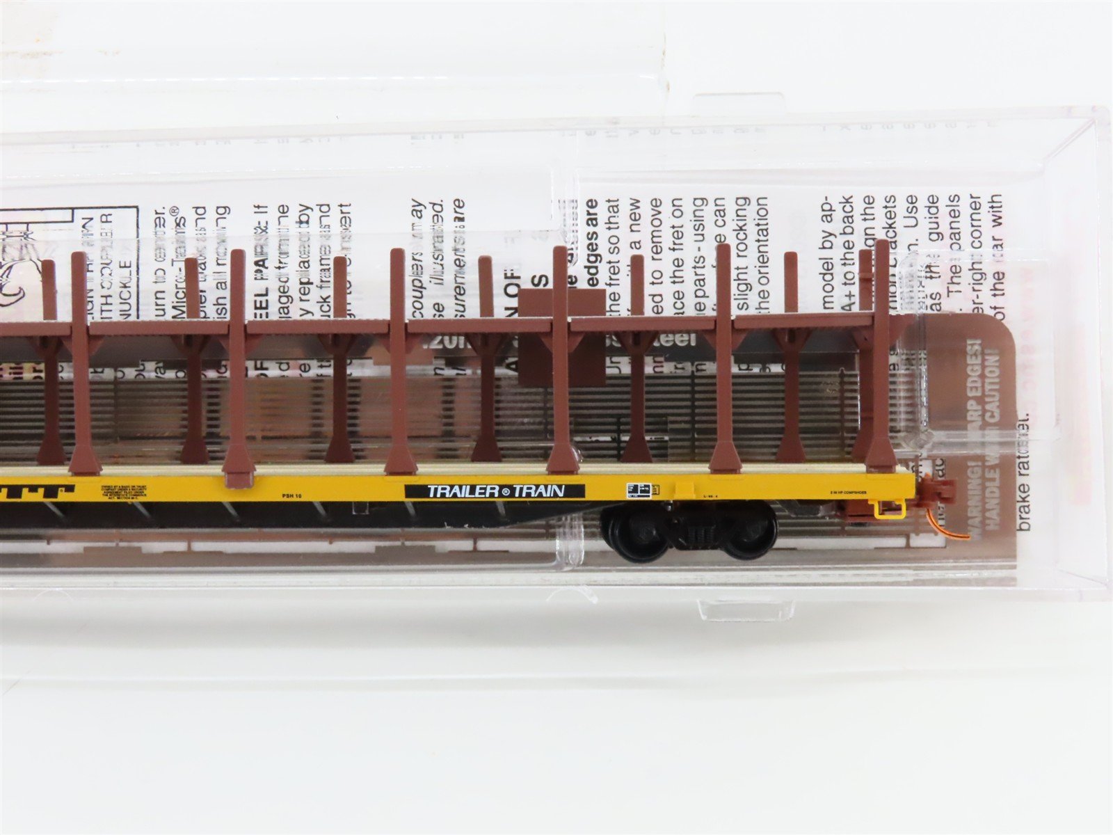 N Micro-Trains MTL 11200530 TTBX Erie Lackawanna 89' Bi-Level Auto Rack #940772