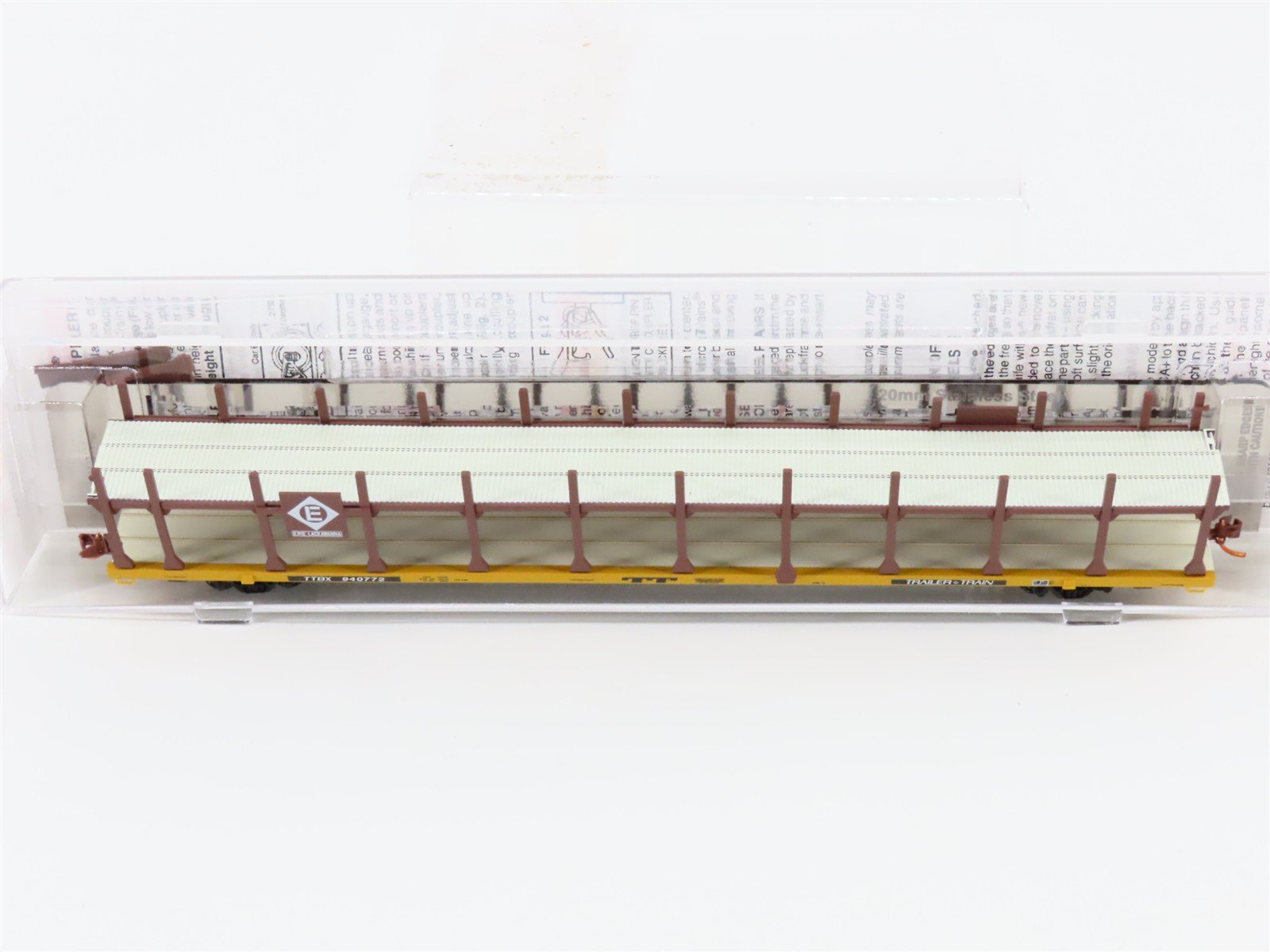 N Micro-Trains MTL 11200530 TTBX Erie Lackawanna 89' Bi-Level Auto Rack #940772