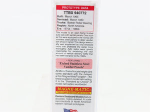 N Micro-Trains MTL 11200530 TTBX Erie Lackawanna 89' Bi-Level Auto Rack #940772