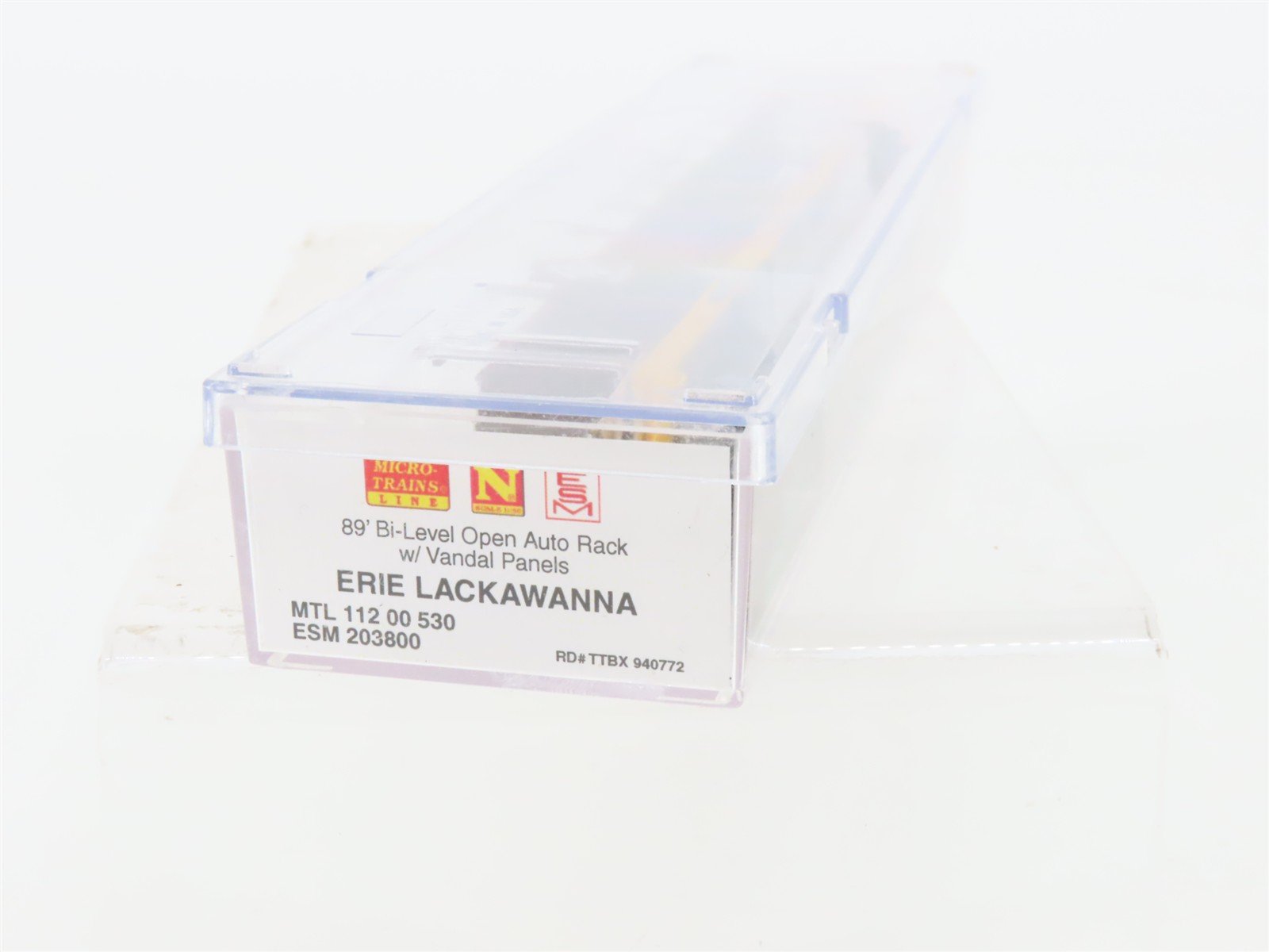 N Micro-Trains MTL 11200530 TTBX Erie Lackawanna 89' Bi-Level Auto Rack #940772
