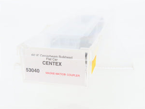 N Scale Micro-Trains MTL 53040 TCAX Centex Centerbeam Bulkhead Flat Car #700006