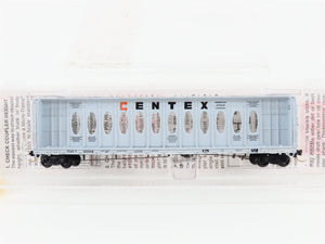 N Scale Micro-Trains MTL 53040 TCAX Centex Centerbeam Bulkhead Flat Car #700006