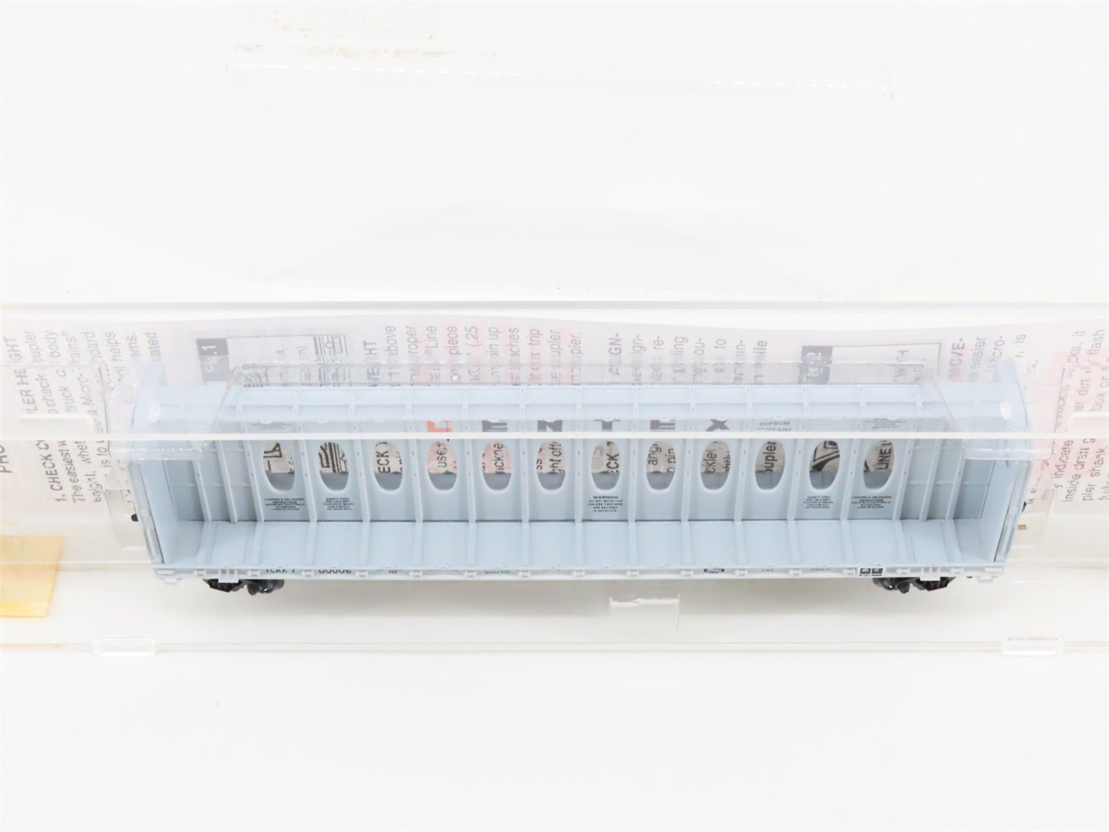 N Scale Micro-Trains MTL 53040 TCAX Centex Centerbeam Bulkhead Flat Car #700006