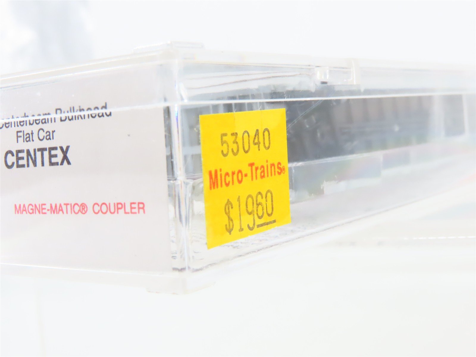 N Scale Micro-Trains MTL 53040 TCAX Centex Centerbeam Bulkhead Flat Car #700006