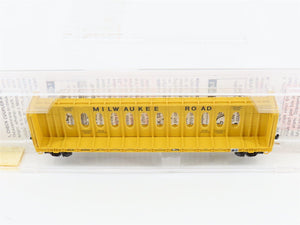 N Micro-Trains MTL 53050 MILW Milwaukee Road Thrall Centerbeam Flat Car #63056