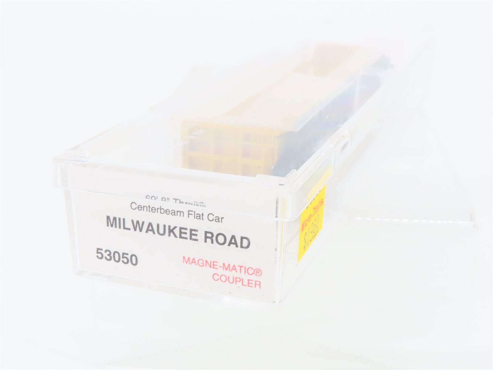 N Micro-Trains MTL 53050 MILW Milwaukee Road Thrall Centerbeam Flat Car #63056