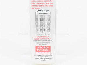 N Micro-Trains MTL 53010 BN Burlington Northern Centerbeam Bulkhead Flat Car