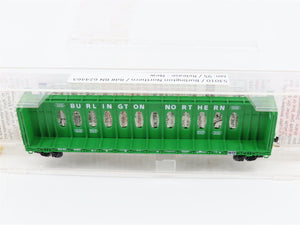 N Micro-Trains MTL 53010 BN Burlington Northern Centerbeam Bulkhead Flat Car