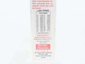 N Micro-Trains MTL 53010 BN Burlington Northern Centerbeam Bulkhead Flat Car