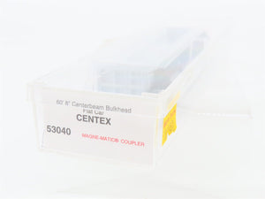 N Scale Micro-Trains MTL 53040 TCAX Centex Centerbeam Bulkhead Flat Car #700006