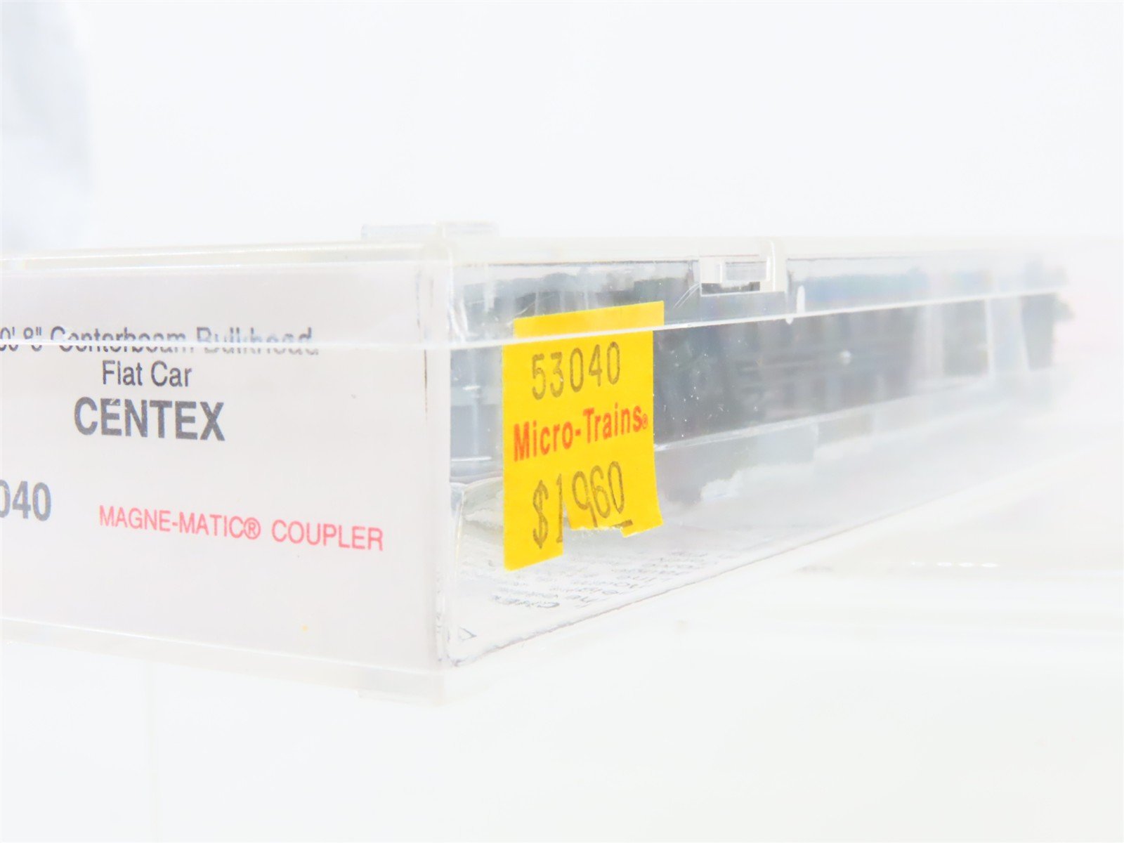 N Scale Micro-Trains MTL 53040 TCAX Centex Centerbeam Bulkhead Flat Car #700006