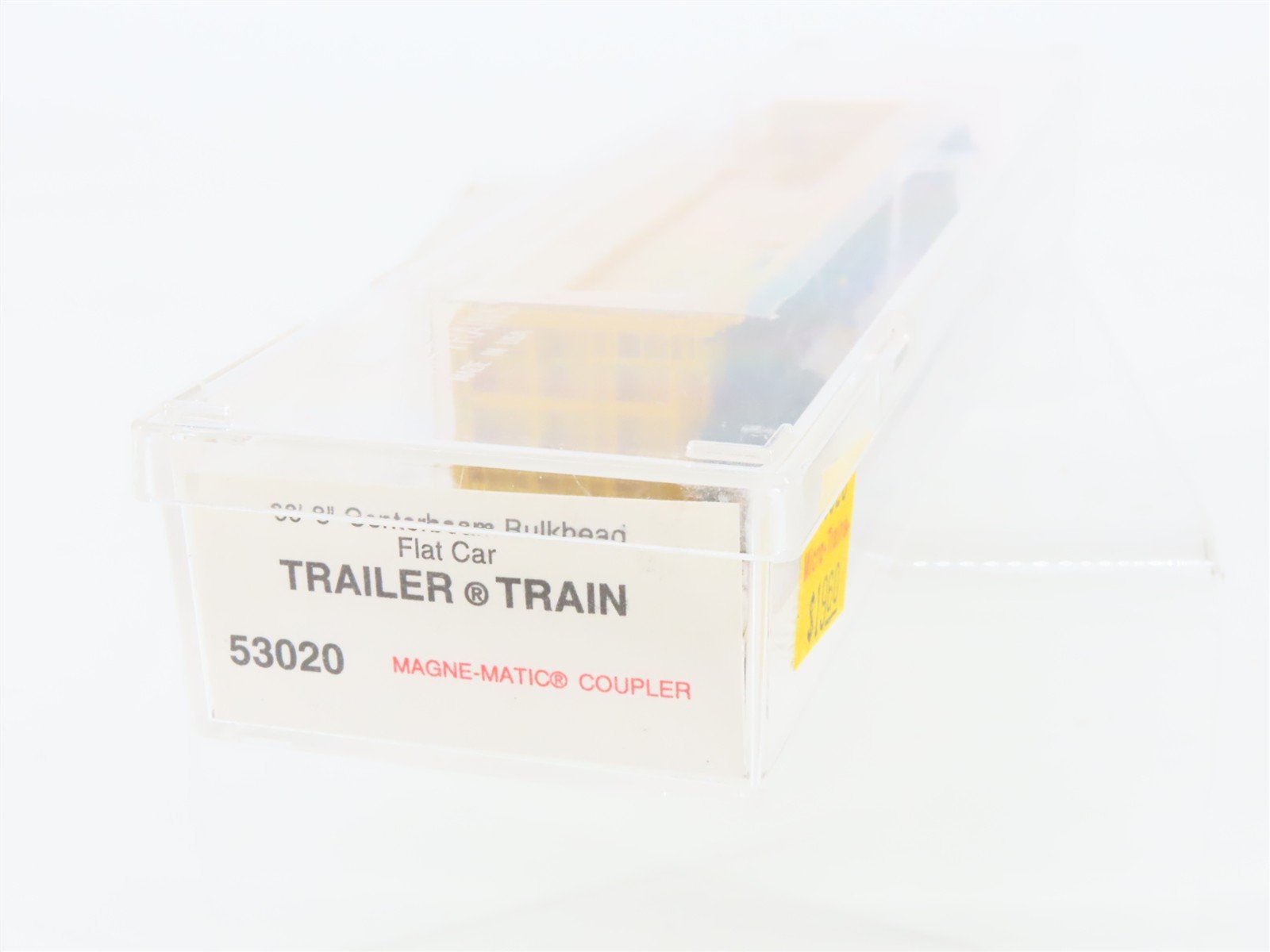 N Micro-Trains MTL 53020 TTZX Trailer Train Centerbeam Bulkhead Flat Car #86090