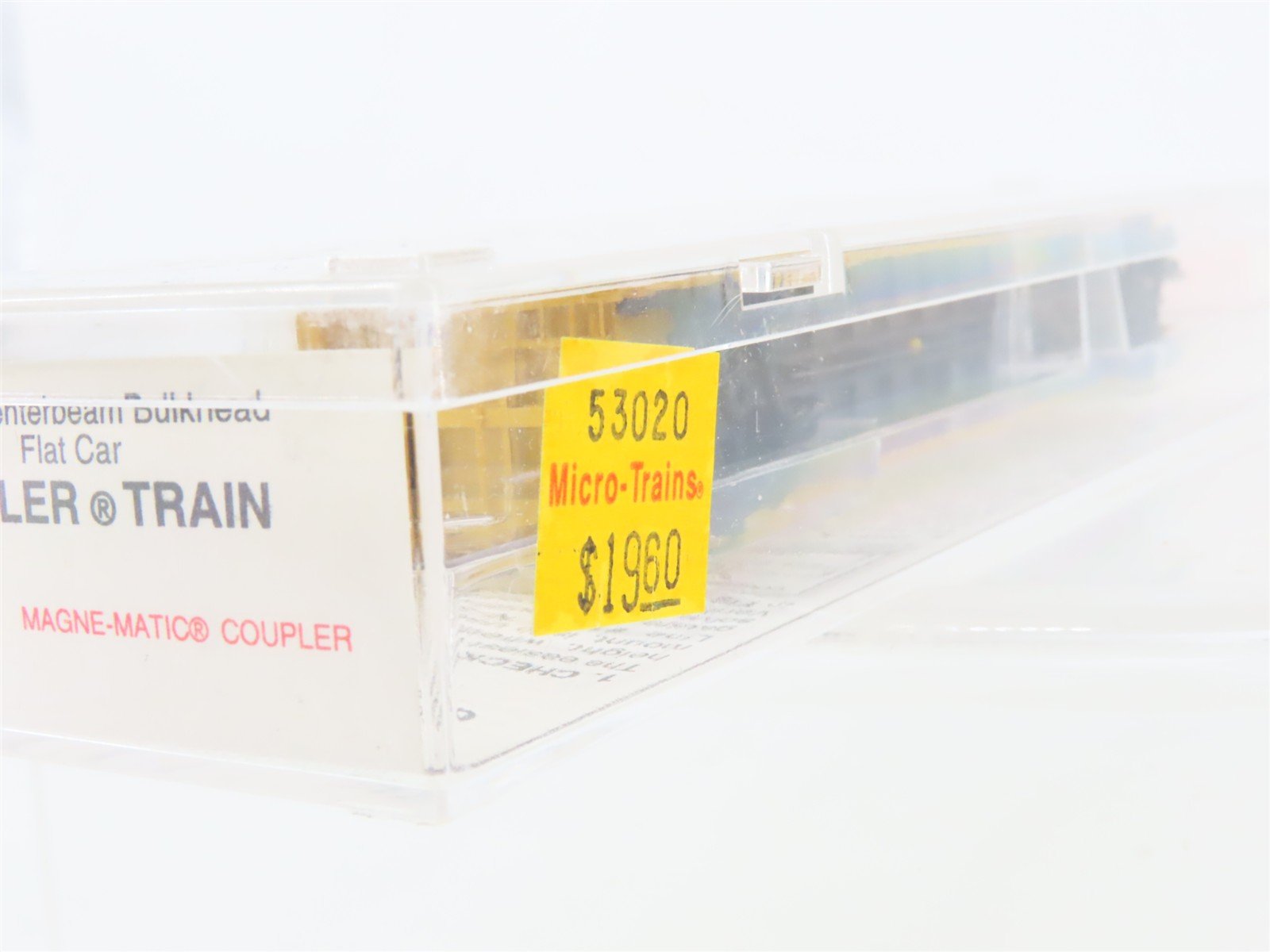 N Micro-Trains MTL 53020 TTZX Trailer Train Centerbeam Bulkhead Flat Car #86090
