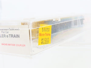 N Micro-Trains MTL 53020 TTZX Trailer Train Centerbeam Bulkhead Flat Car #86090