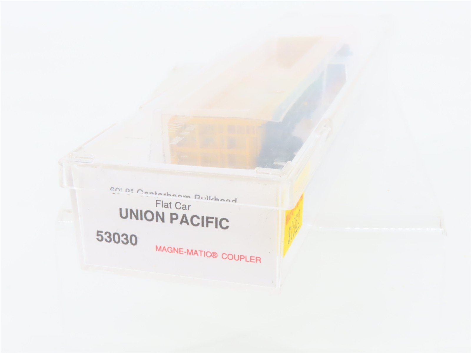 N Micro-Trains MTL 53030 UP Union Pacific Centerbeam Bulkhead Flat Car #217009