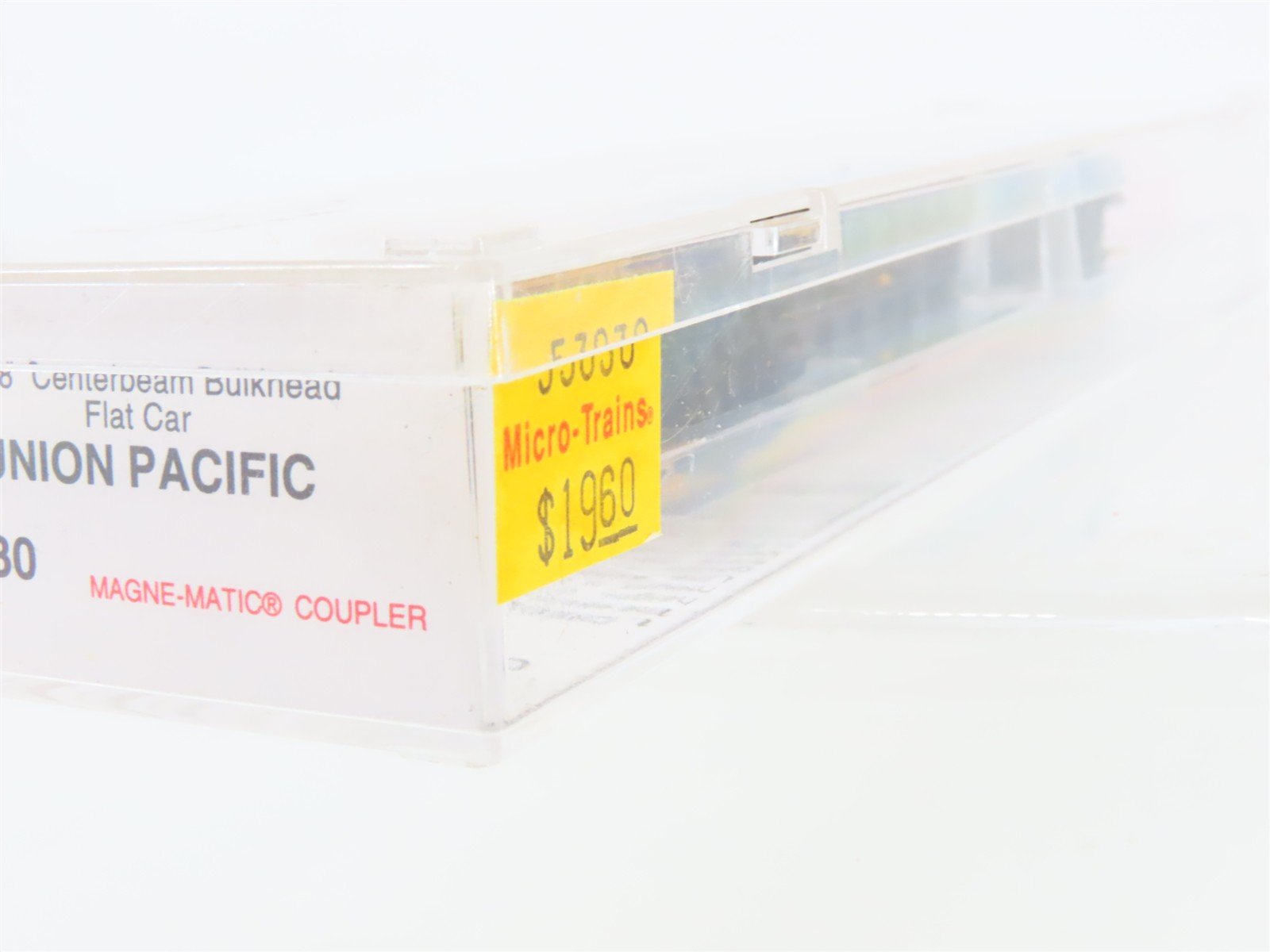 N Micro-Trains MTL 53030 UP Union Pacific Centerbeam Bulkhead Flat Car #217009