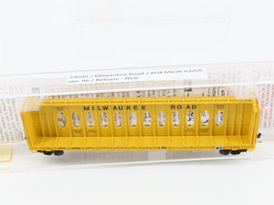 N Micro-Trains MTL 53050 MILW Milwaukee Road Thrall Centerbeam Flat Car #63056