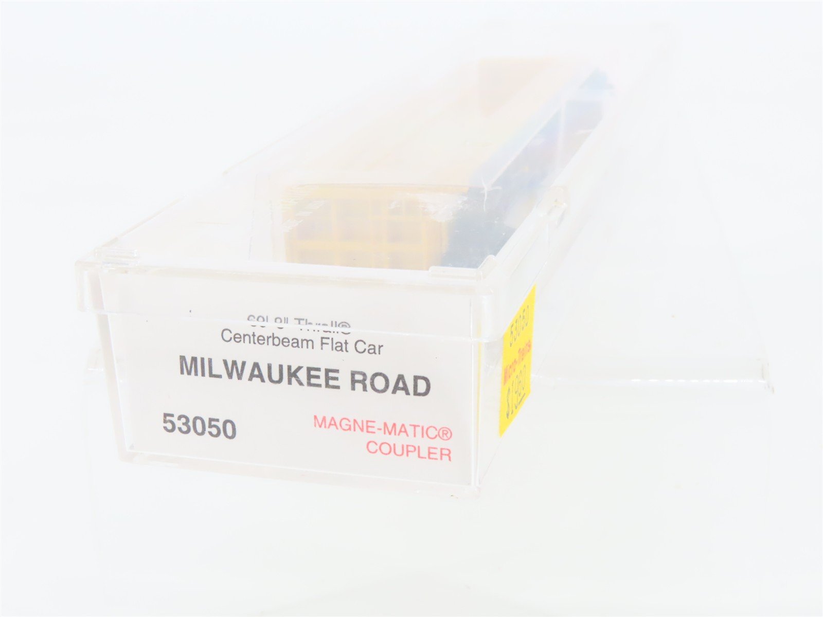 N Micro-Trains MTL 53050 MILW Milwaukee Road Thrall Centerbeam Flat Car #63056