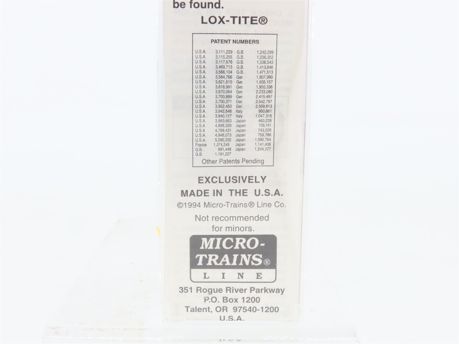 N Scale Micro-Trains MTL 54070 CPI CP Rail 61' 8