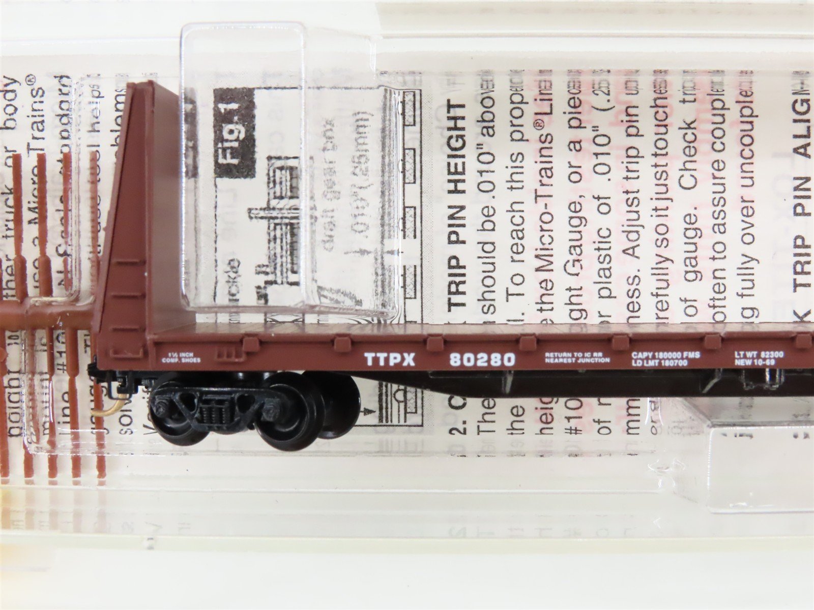 N Scale Micro-Trains MTL 54040 TTPX Trailer Train 61' 8