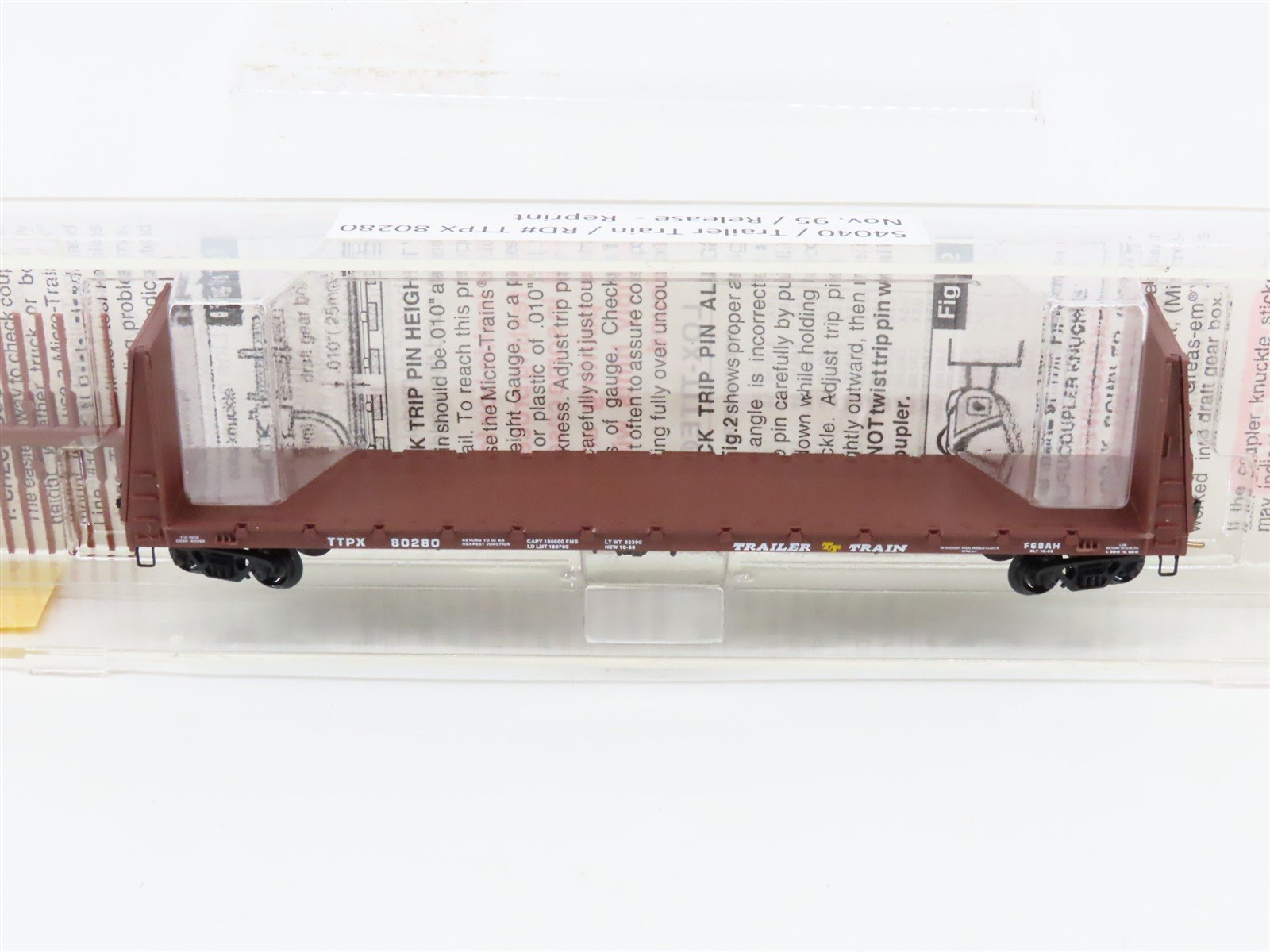 N Scale Micro-Trains MTL 54040 TTPX Trailer Train 61' 8