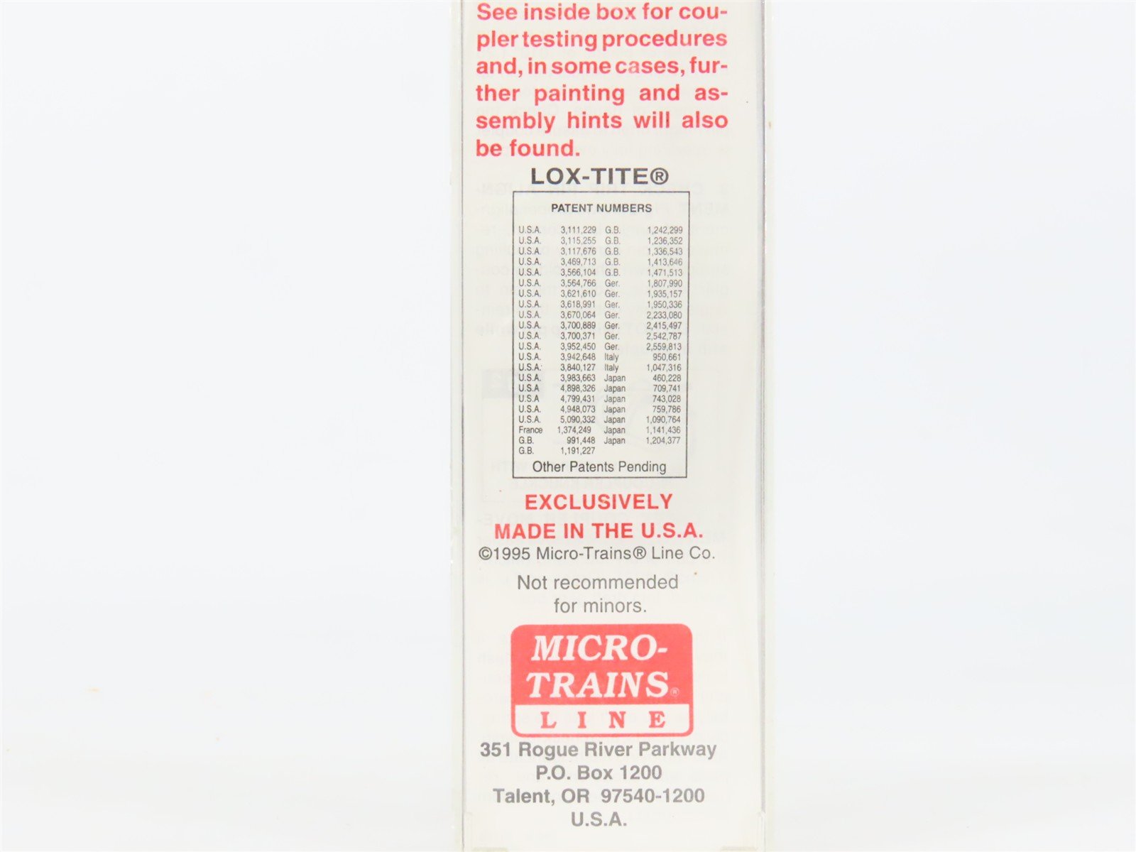 N Scale Micro-Trains MTL 54040 TTPX Trailer Train 61' 8