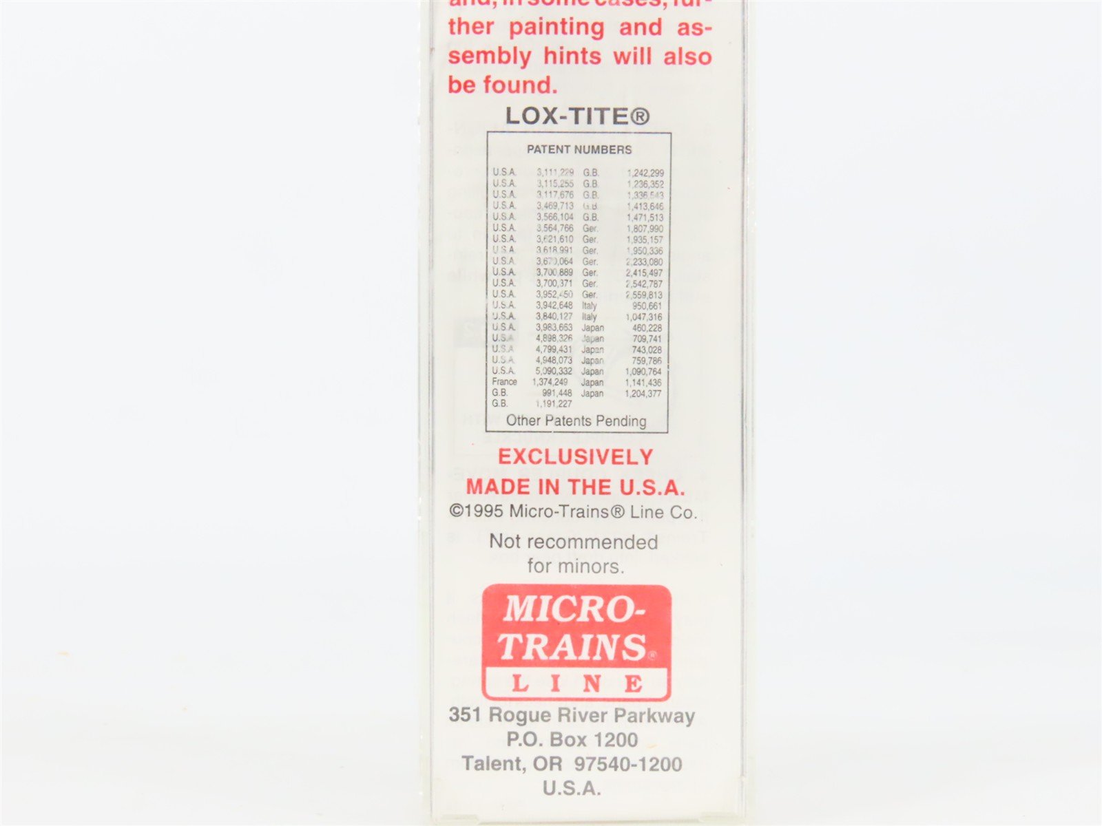 N Scale Micro-Trains MTL 54040 TTPX Trailer Train 61' 8