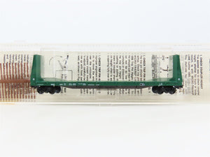 N Micro-Trains MTL 54100 MDW Minnesota Dakota & Western Bulkhead Flat Car #1147
