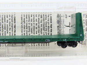 N Micro-Trains MTL 54100 MDW Minnesota Dakota & Western Bulkhead Flat Car #1147