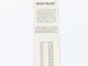 N Kadee Micro-Trains MTL 54020 SP Southern Pacific Bulkhead Flat Car #508774