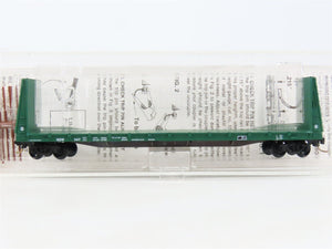 N Kadee Micro-Trains MTL 54100 MDW Minnesota Dakota & Western Bulkhead Flat Car
