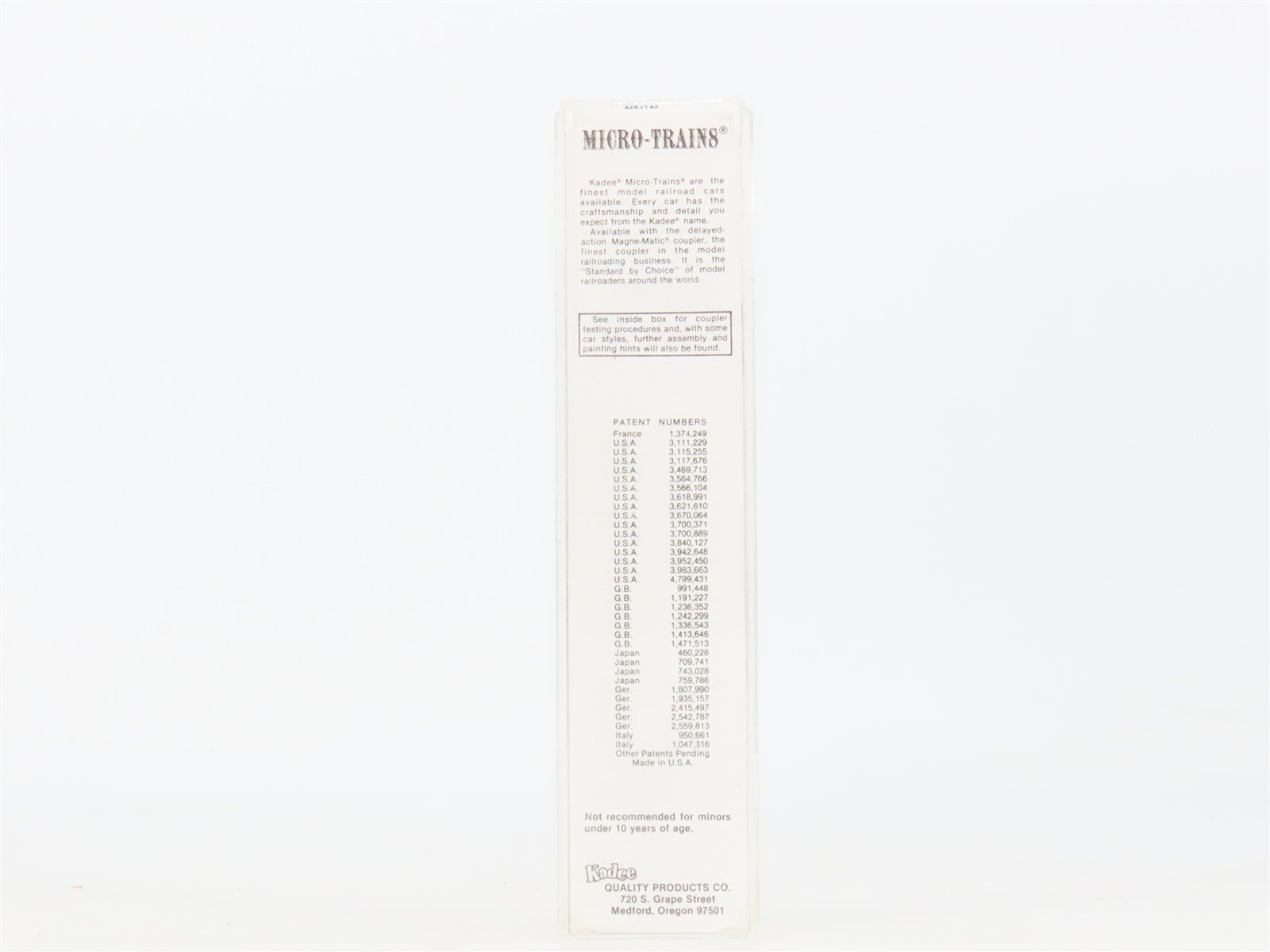N Kadee Micro-Trains MTL 54100 MDW Minnesota Dakota & Western Bulkhead Flat Car