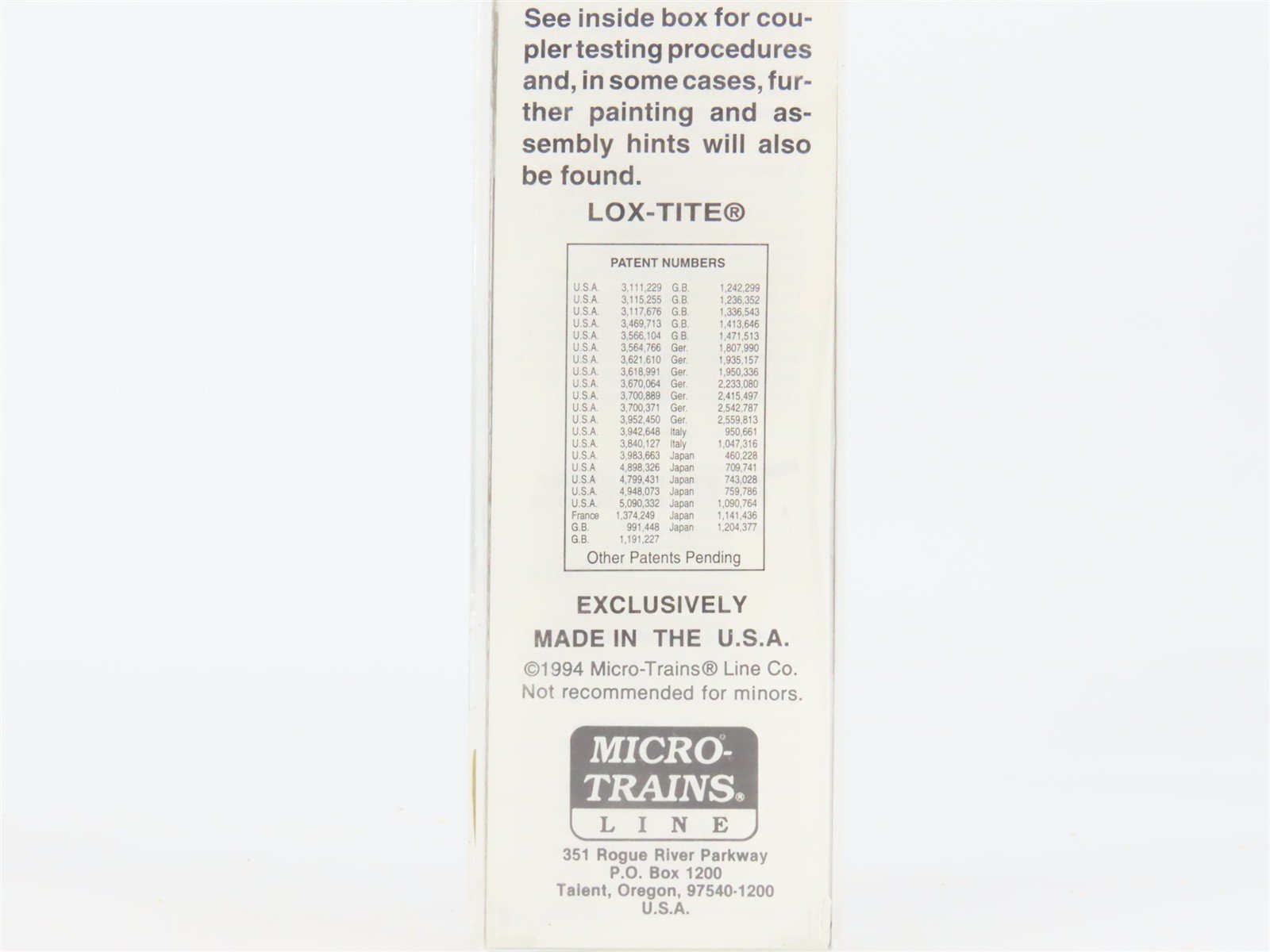 N Scale Micro-Trains MTL 64044 FEC 57' 6