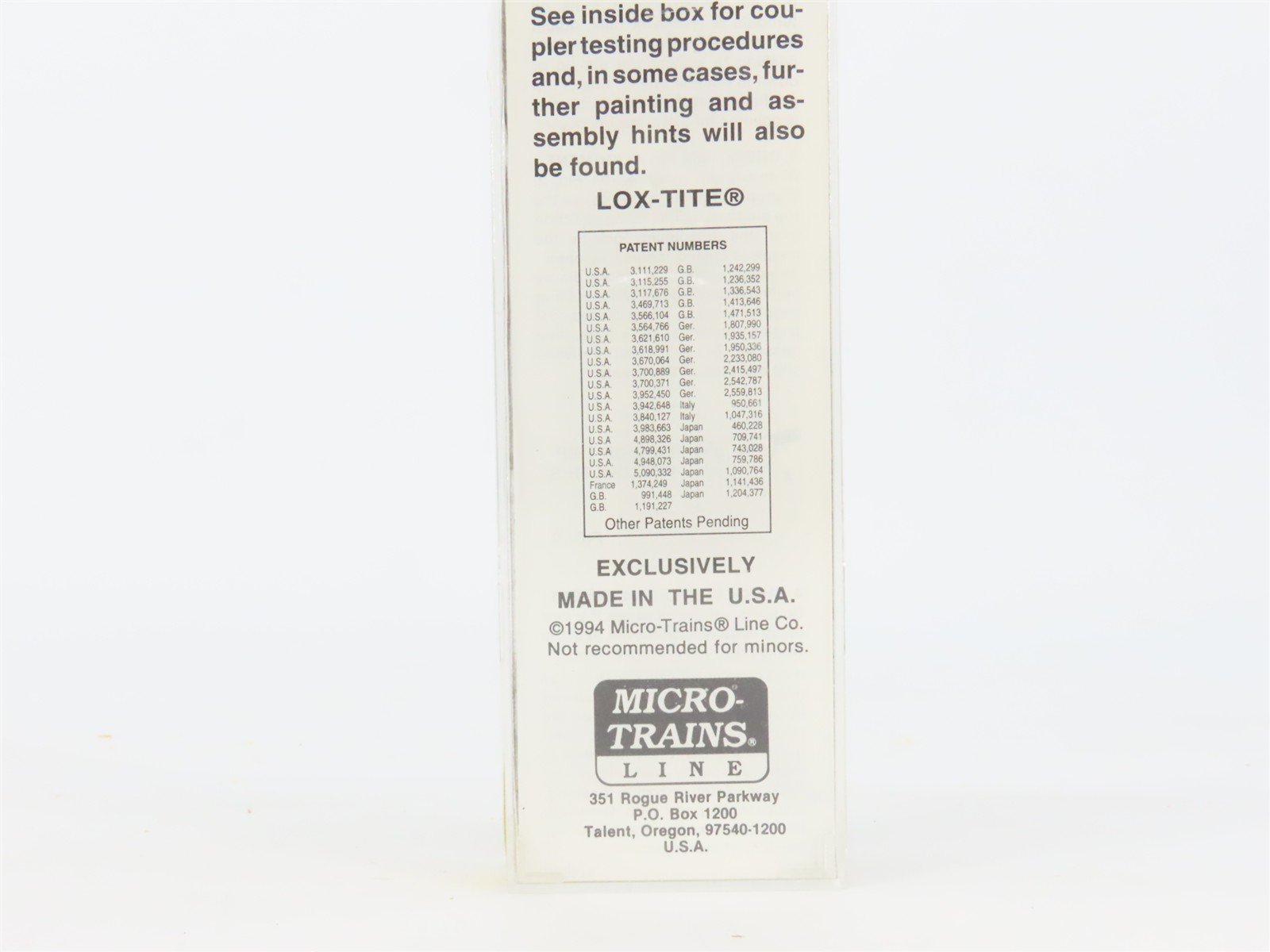 N Scale Micro-Trains MTL 64044 FEC 57' 6
