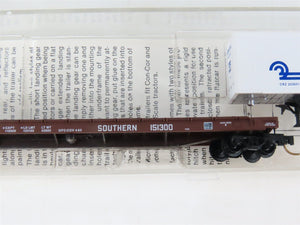 N Scale Micro-Trains MTL 64034 Southern TOFC Flat Car #151300 w/ Conrail Trailer