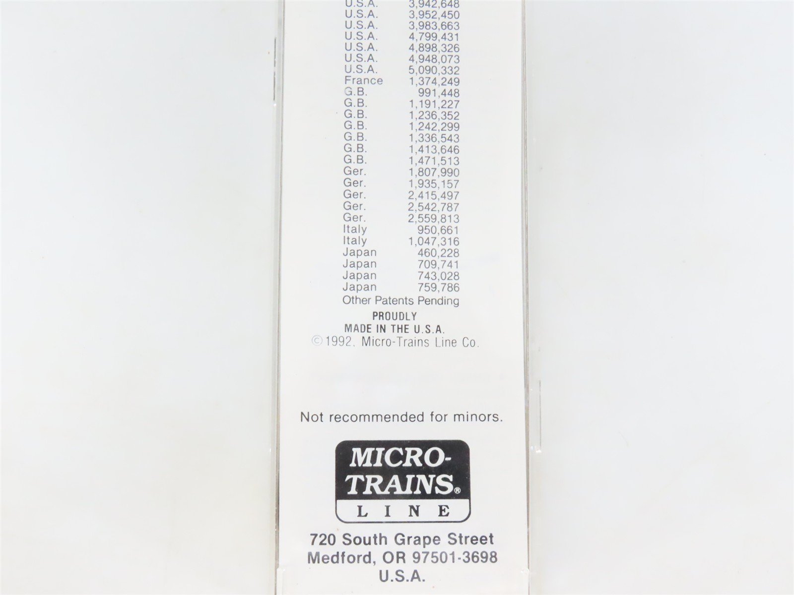 N Scale Micro-Trains MTL 64034 Southern TOFC Flat Car #151300 w/ Conrail Trailer