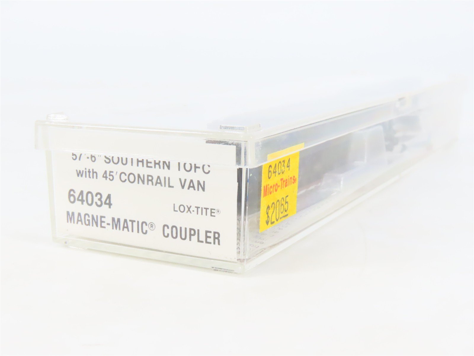 N Scale Micro-Trains MTL 64034 Southern TOFC Flat Car #151300 w/ Conrail Trailer