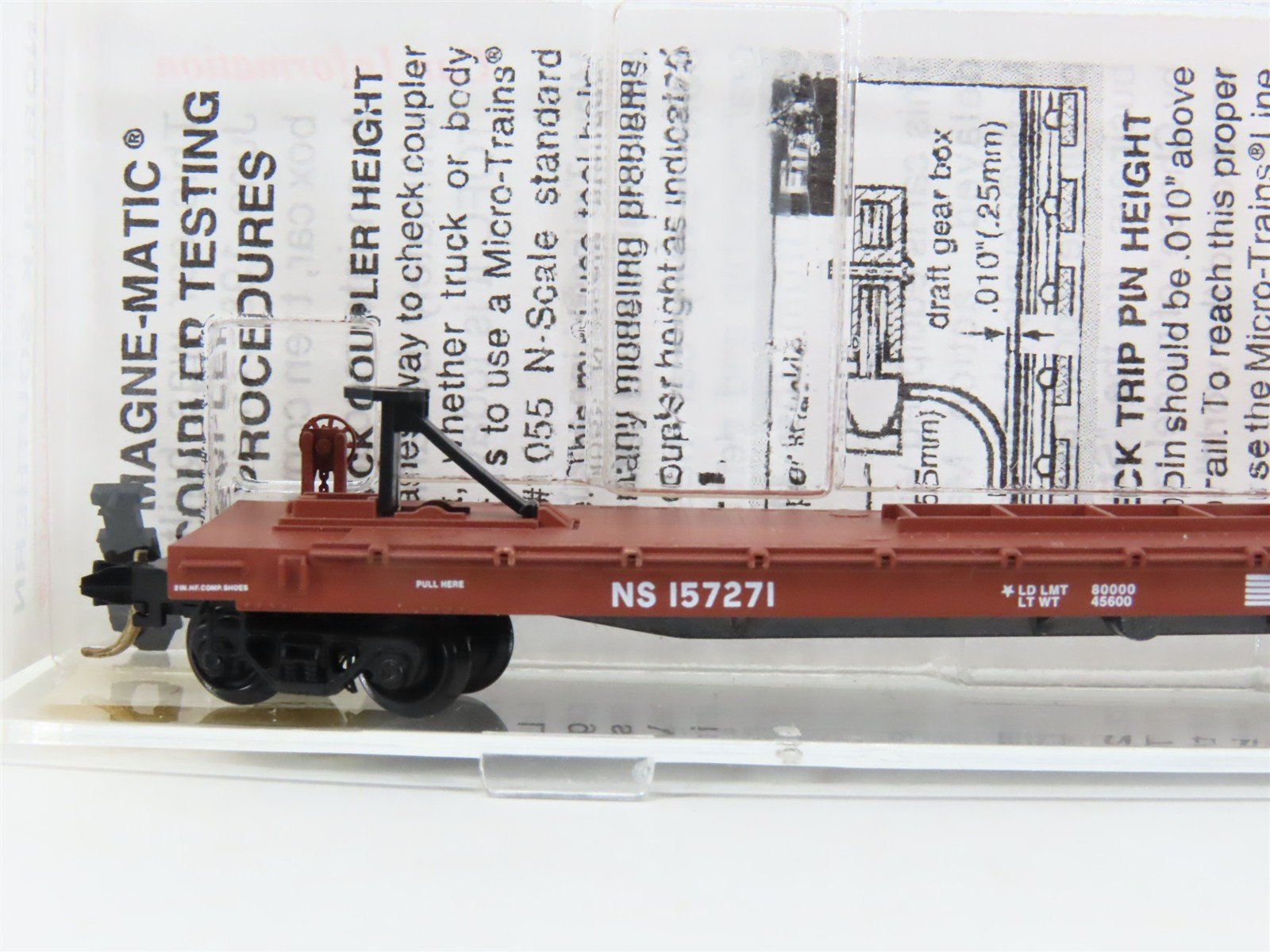 N Scale Micro-Trains MTL 64050 NS Norfolk Southern 57' 6