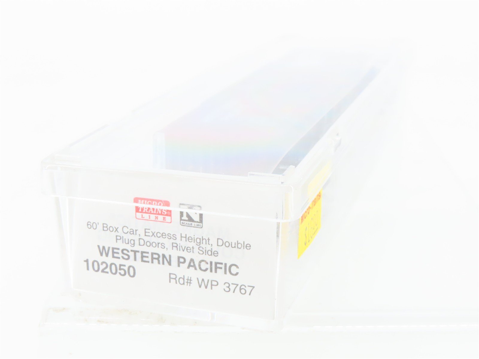 N Scale Micro-Trains MTL 102050 WP Western Pacific 60' Excess Height Boxcar 3767