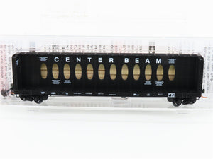 N Micro-Trains MTL 05300062 WP Western Pacific Centerbeam Flat Car #1403 w/ Load